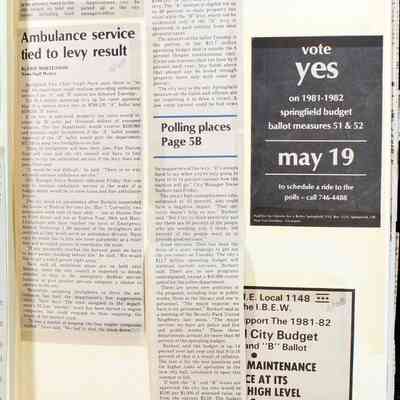 Pages 42-43 (Clippings unfolded)