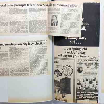 Pages 64-65 (Clippings unfolded)