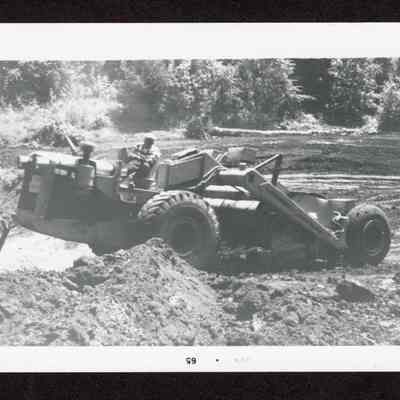 Photograph of Construction for Water Reservoir Tank, 1965