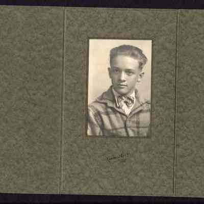 Photograph of Loren McPherson Age 13, undated