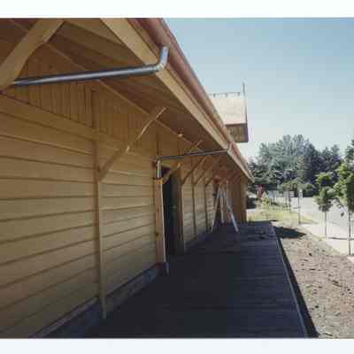 Photograph of the Springfield Depot Restoration, 1991