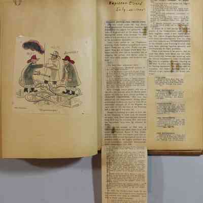 Pages 18-19 with Articles Unfolded