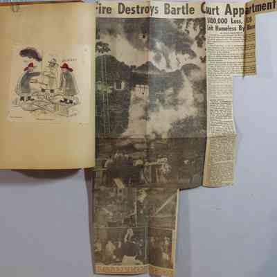 Pages 18-19 with Loose Article Unfolded