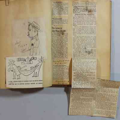Pages 20-21 with Articles Unfolded
