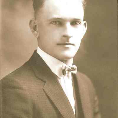 Photograph of Telmer Berg, Possibly College Graduation Photo, Undated