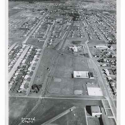 Aerial photograph of Springfield, circa 1950
