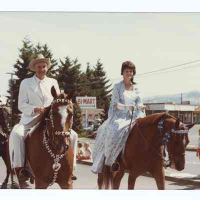 Photograph of a Summer parade, Springfield, circa 1979