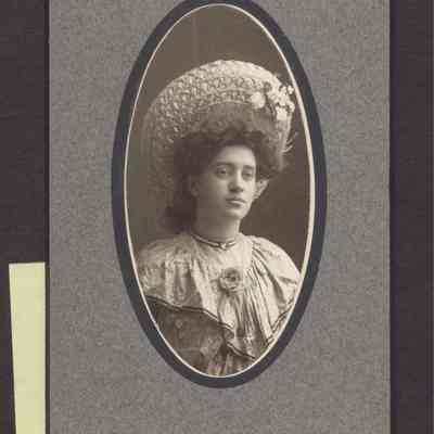 Photograph of young lady Ms. Nelson, Undated