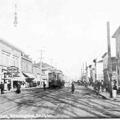 Photograph of Main Street of Springfield, Ore.
