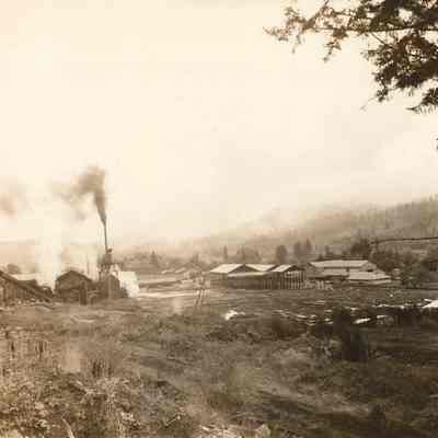 Photograph of Fischer Lumber Company, Marcola, Oregon, circa 1948
