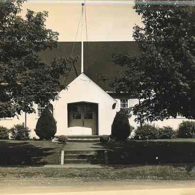 Photograph of Brattain Elementary School, Springfield, 1940s