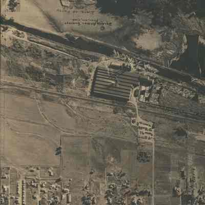 Booth Kelly Aerial View, Springfield, Oregon, circa 1946