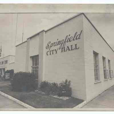 Photograph of Springfield City Hall and Fire Department, Oregon