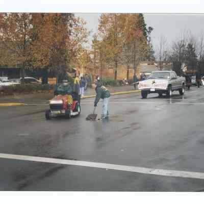 Photograph of the Springfield Christmas Parade, circa 1997