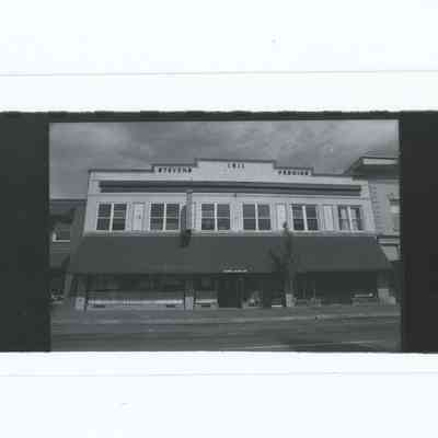 2013-003-027_img-005: Contact sheet (negatives envelope 5): Steven Perkings Building.