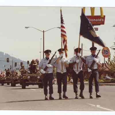 Photograph of a Summer parade, Springfield, circa 1979