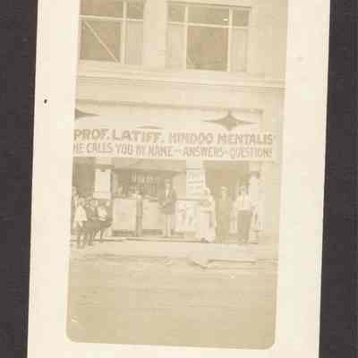 Photograph of a business. Date unknown.