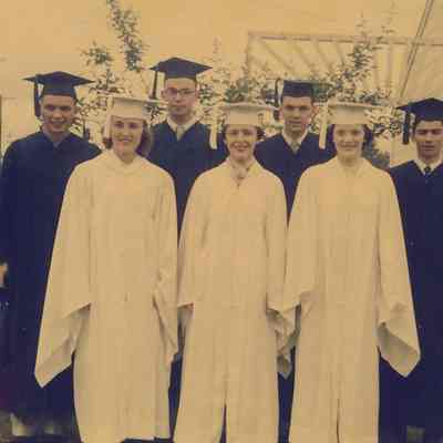Photograph of Graduating Class of St. Alice School, 1954