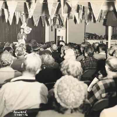 Photograph of Springfield Electric Appliance Show assembly, Springfield, Oregon, 1954