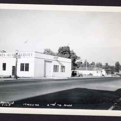 Photograph of Main St. 2nd to Mill, Springfield, Oregon. May19, 1946.