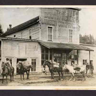 Photograph of Booth-Kelly store, Saginaw, Oregon