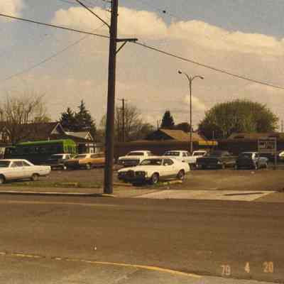 Photograph of Spring Village Parking Lot, date 1979