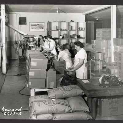 Photo of Nalley's Potato Chip Production Line, Date Unknown.