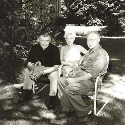Clark Gable and wife