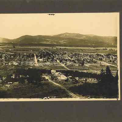 Photograph of Springfield from South Hills, Facing North