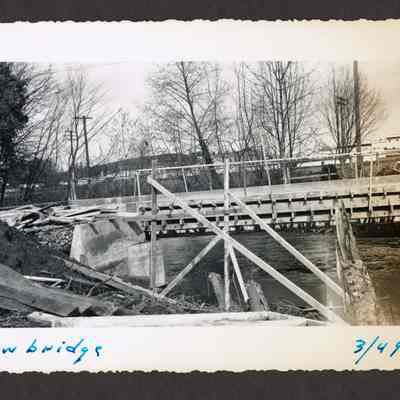 Photograph of a new bridge, 1949
