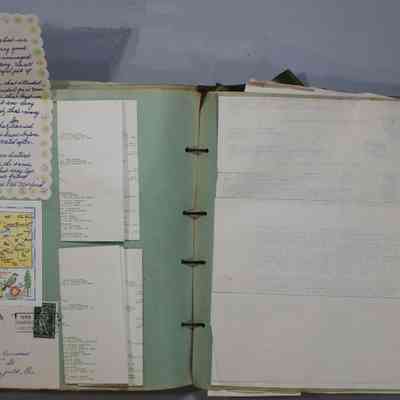 Pages 64 - 65 third letter unfolded