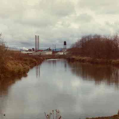 Photograph of Millrace, Springfield, Oregon, 1982
