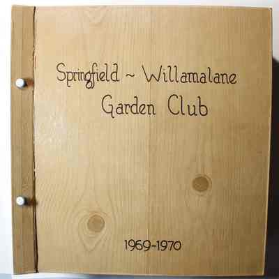 Scrapbook from the Springfield Garden Club, 1969-1970