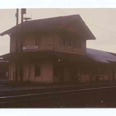 Photograph of the Springfield Train Depot, 1984