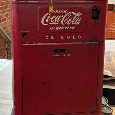 Coca-Cola Bottle Refrigerator and Dispenser, circa 1950