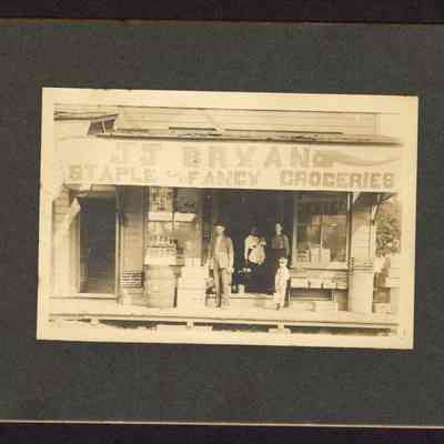 Photograph, Bryan Staple and Fancy Groceries, Date unknown.