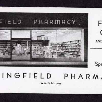 Photograph of Springfield Pharmacy, Springfield, Oregon, Undated