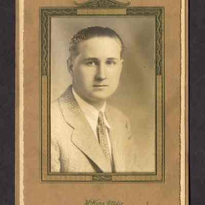 Photograph of a boy named Edwin, Eugene Oregon, 1930