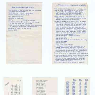 Speech notes about Springfield Buick's 10th Anniversary, 1959