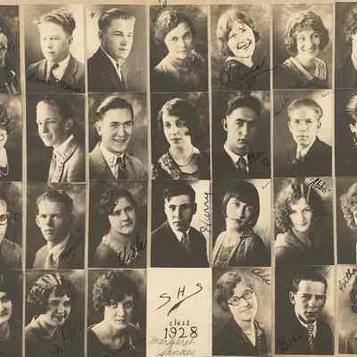 Portraits of the Springfield High School Class of 1928