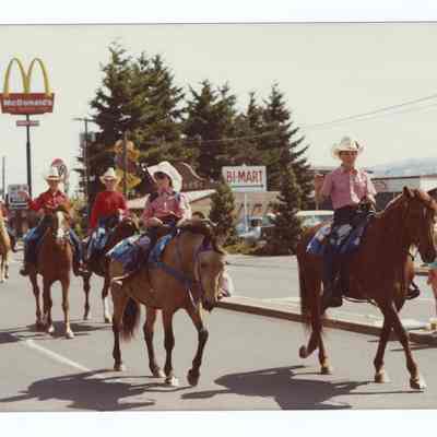 Photograph of a Summer parade, Springfield, circa 1979