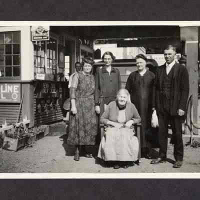 Photograph of the Hyland family