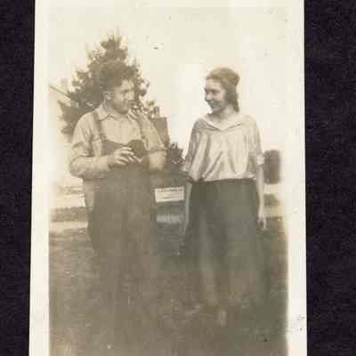 Photograph of unknown man and woman