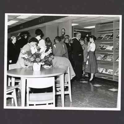 Photograph of the 1960s Springfield Public Library opening