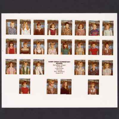 Photograph, Camp Creek Elementary, Grades 2 and 3, 1979-1980.