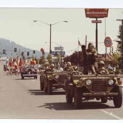 Photograph of a Summer parade, Springfield, circa 1979