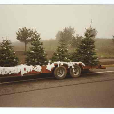 Photograph of the Springfield Christmas Parade, circa 1990