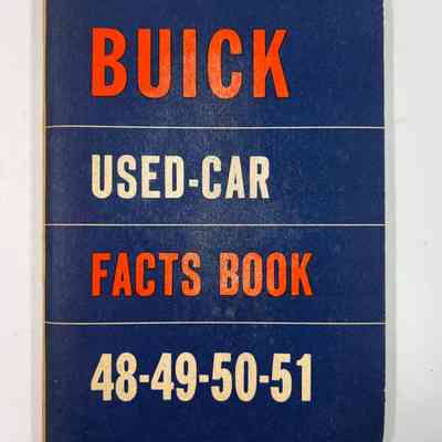 Buick Used-Car Facts Book, 48-49-50-51