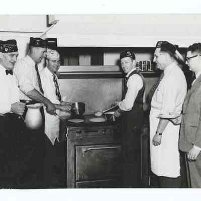 Photograph of American Legion members, Springfield, circa 1950