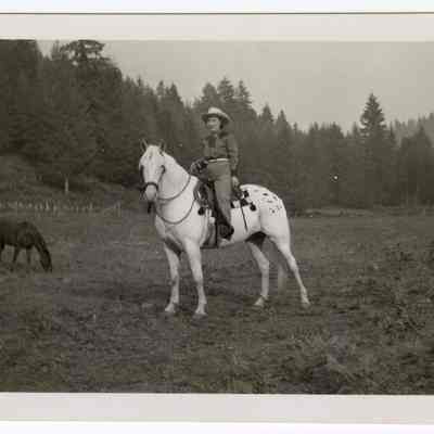 Photograph of Etta Davis, Hidden Valley Ranch, Oregon, undated